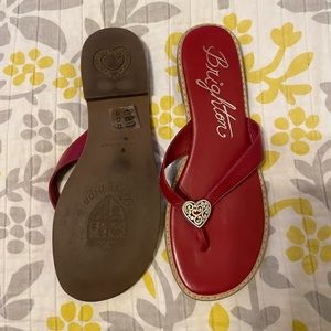 Brighton leather flip flops